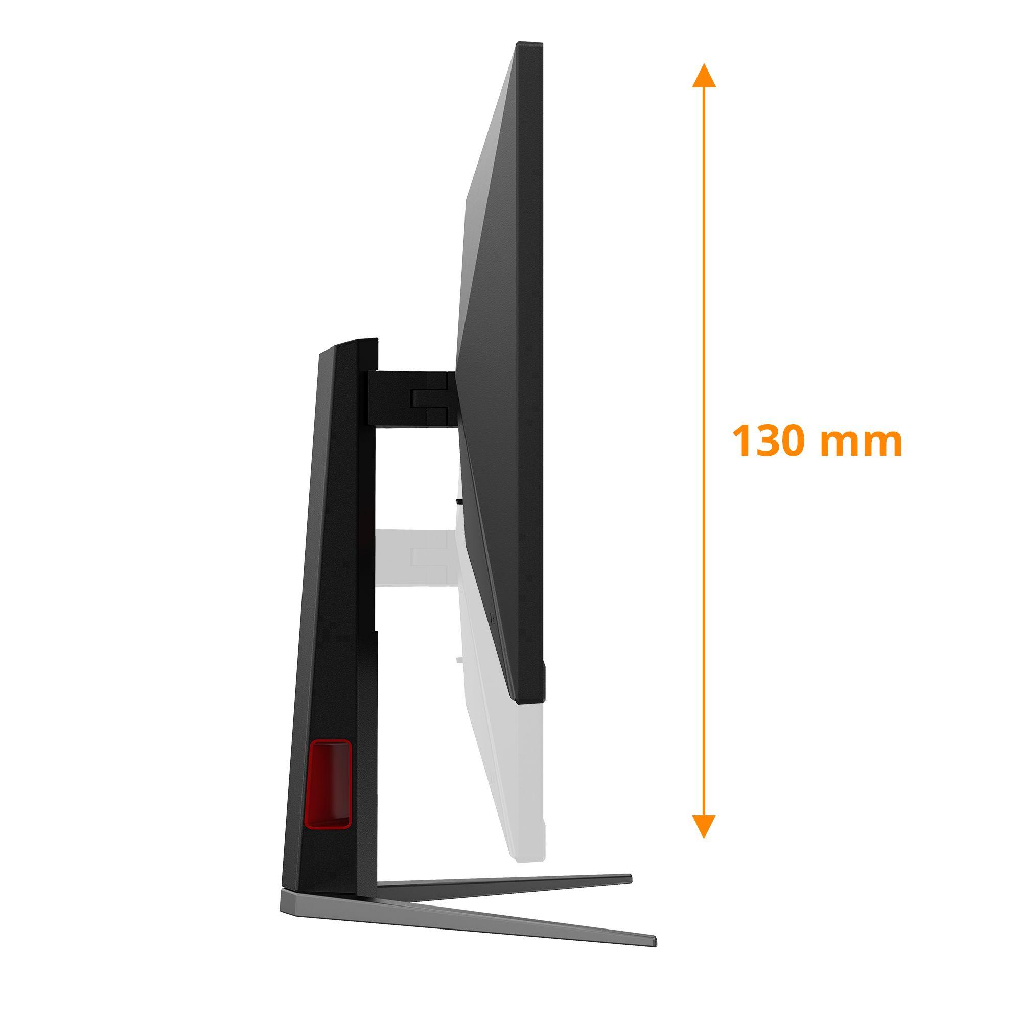 Monitor AOC 27G4HA (27" - Fast IPS - 200 Hz - Preto e Vermelho) — miniatura 3
