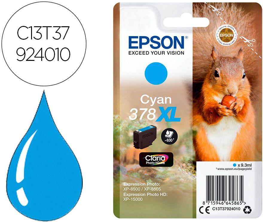 Tinteiro EPSON 378XL (830 páginas - Ciano)