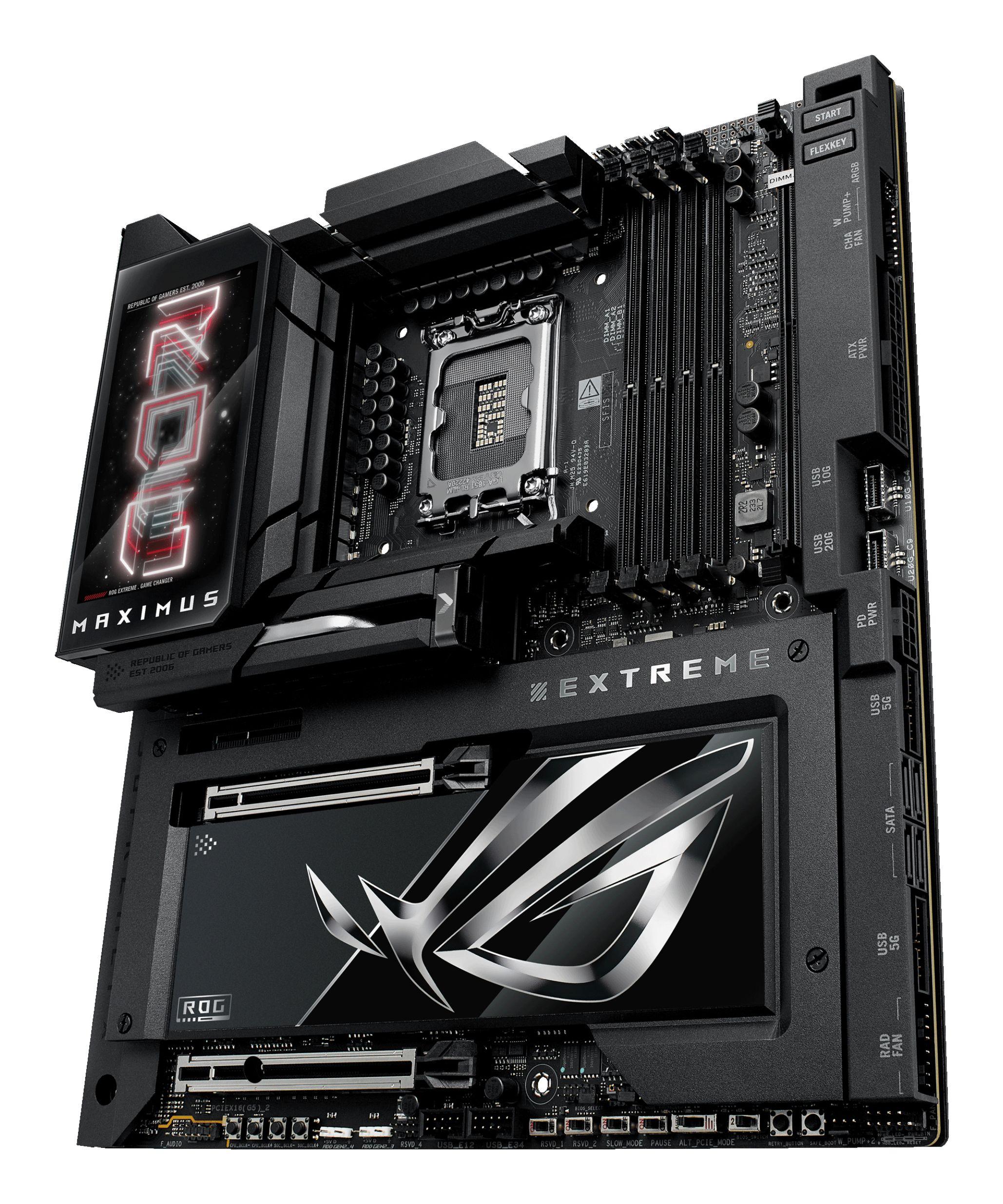 Motherboard ASUS ROG MAXIMUS Z890 EXTREME (LGA 1851 (Socket V1) - Intel Core Ultra - EATX - Preto), miniatura 6