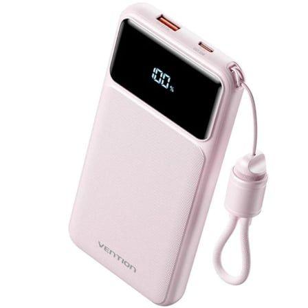 Bateria Externa VENTION XGYP0-39-TY (10000mAh - Rosa)