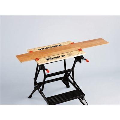 Bancada de Trabalho BLACK & DECKER WM536 (77,5 cm - Preto e Castanho), miniatura 6