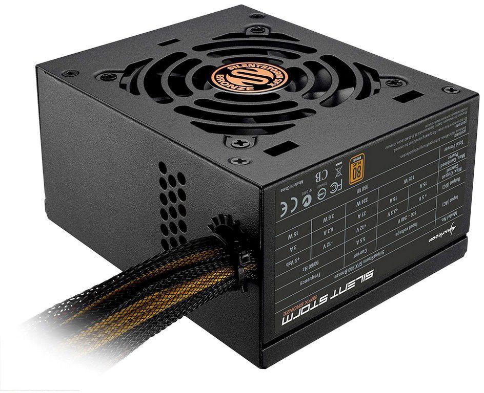 Fonte de Alimentação SHARKOON SilentStorm SFX (SFX 3.2 - 450 W - 80 PLUS Bronze - Preto), miniatura 2