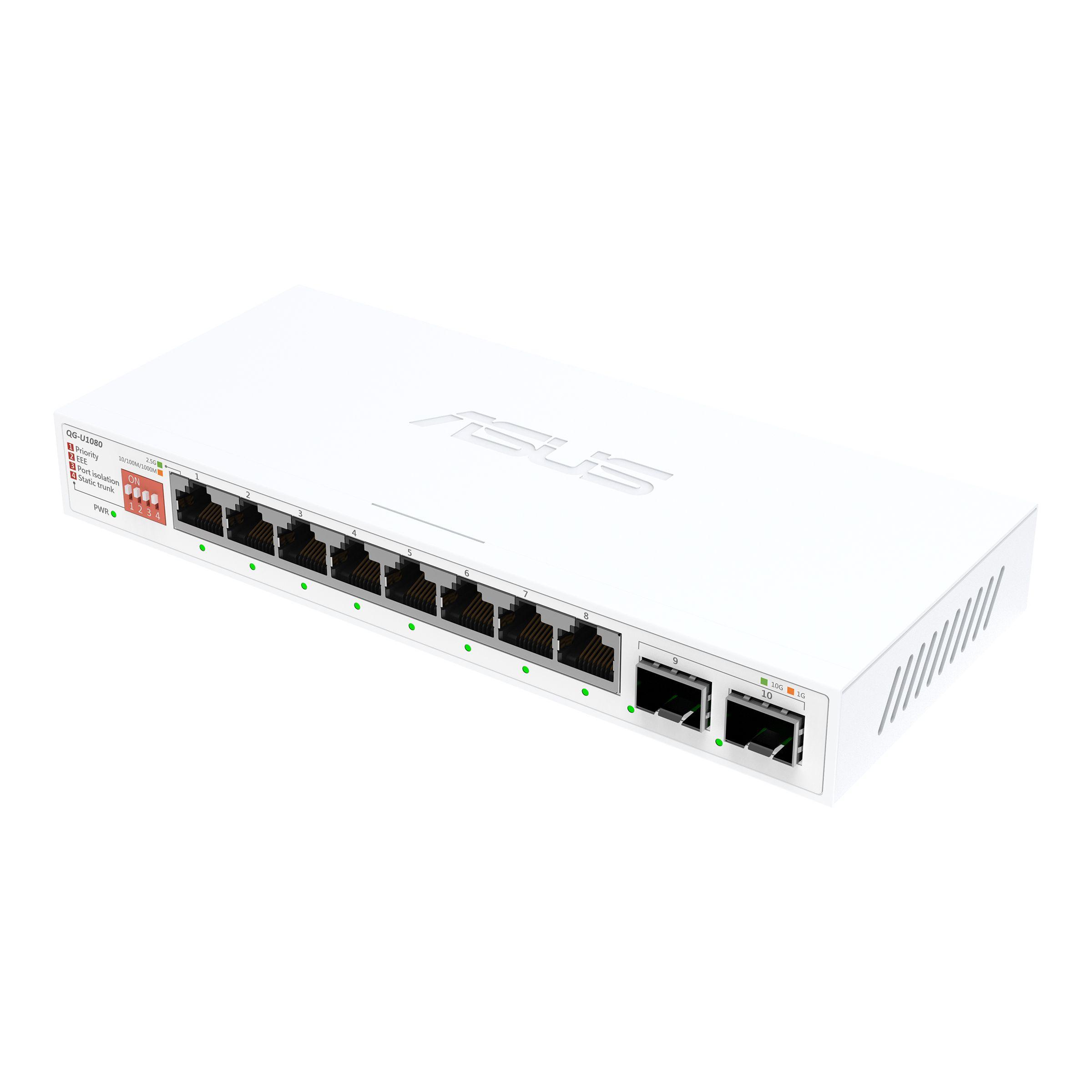 Switch ASUS QG-U1080 (2.5G Ethernet - 8 MB - Branco), miniatura 2