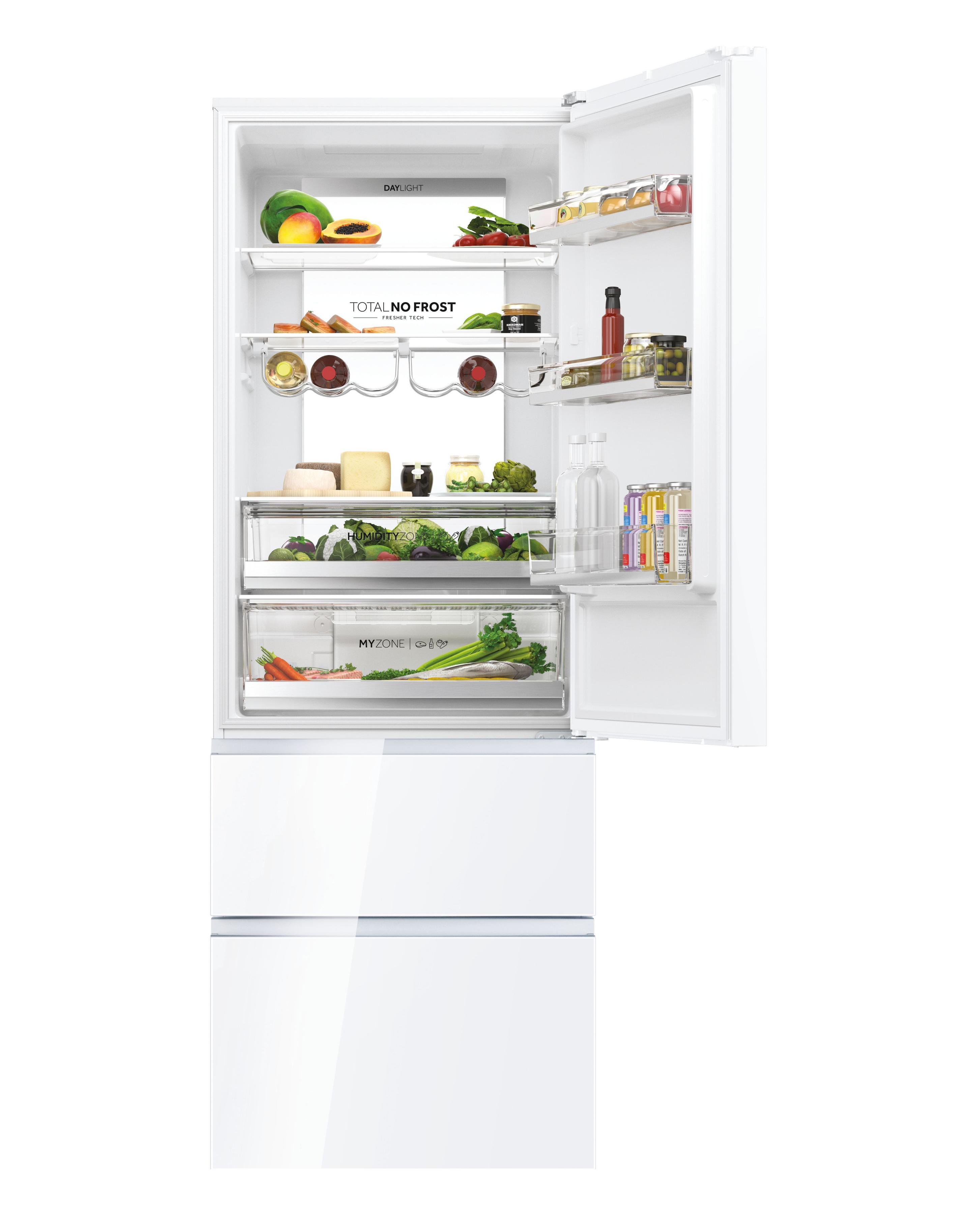 Frigorífico Combinado Independente HAIER HTW7720DNGW (483 l - 200,6x70x67,5 cm - 70 cm - Branco) — miniatura 2