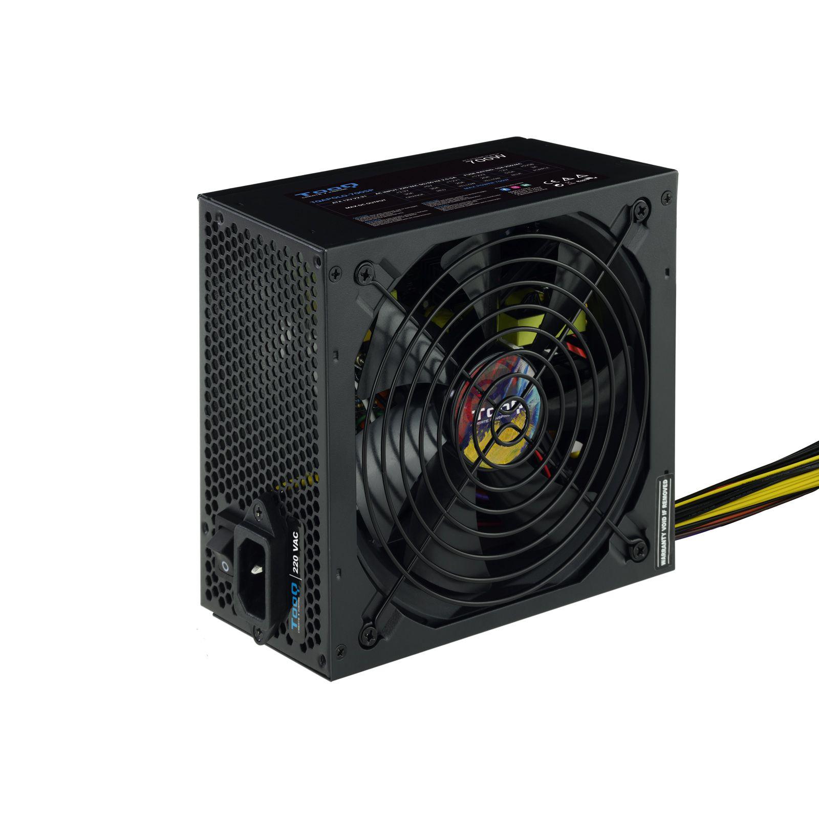 Fonte de Alimentação TOOQ TQAPOLO-700SP (ATX - 700 W - Não modular - Preto)