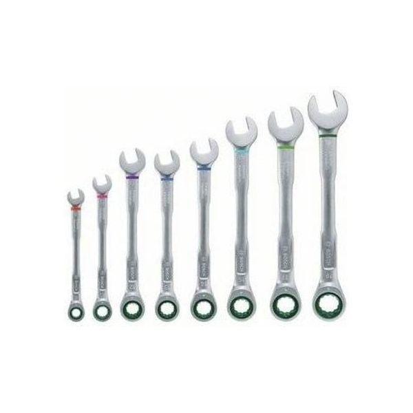 Jogo de Chaves Combinadas com Roquete BOSCH 1600A027PS (Inox)