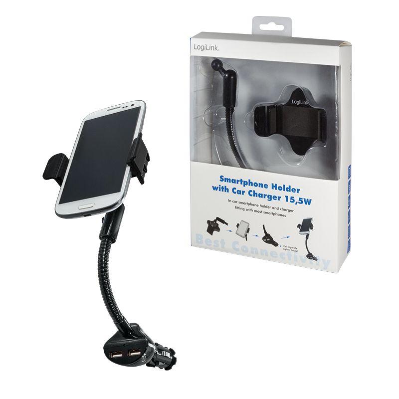 Suporte Ativo para Telemóvel LOGILINK PA0121 (Preto), miniatura 9