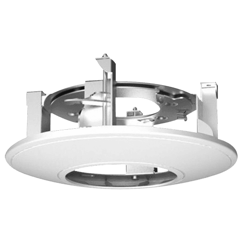 Suporte de Encastre no Teto para Câmaras Dome HIKVISION DS-1227ZJ (90 mm - Ø 210 mm - Alumínio - Branco)
