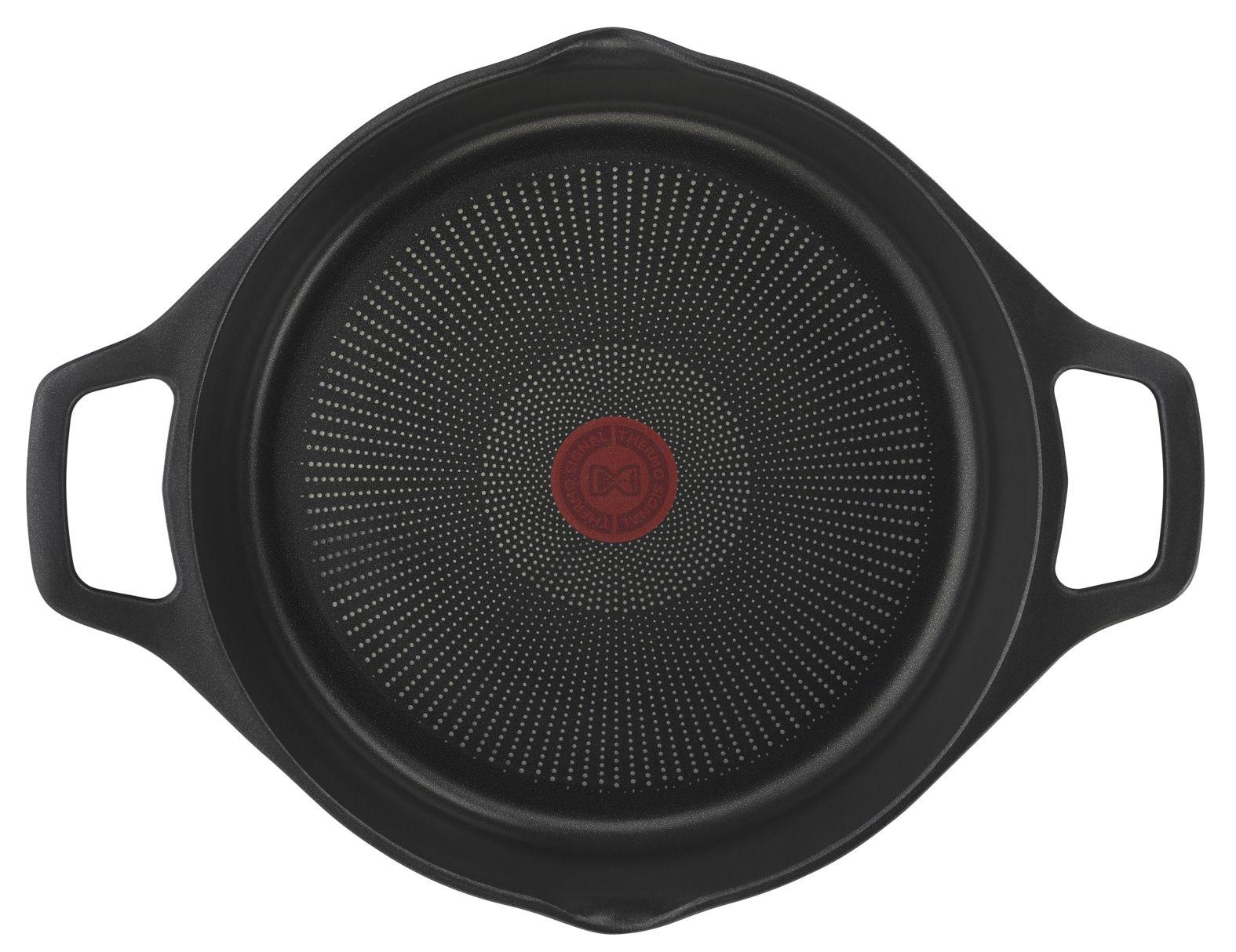 Caçarola com Tampa TEFAL Robust E2497244 (Alumínio fundido - Preto) — miniatura 5