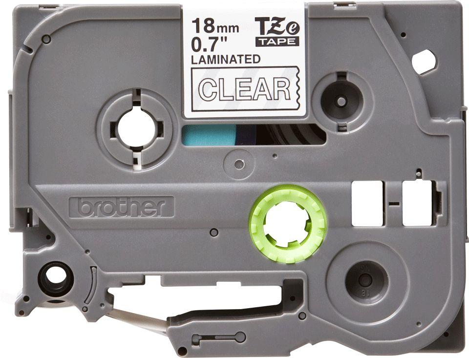 Fita de Impressão BROTHER TZE-145 (Branco sobre Transparente), miniatura 3