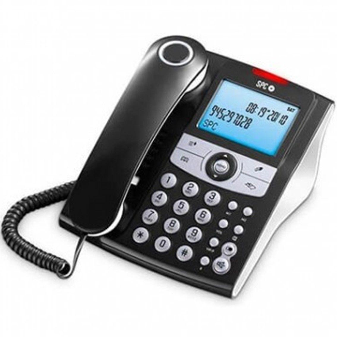 Telefone Fixo com Fios SPC 3804N (Preto)