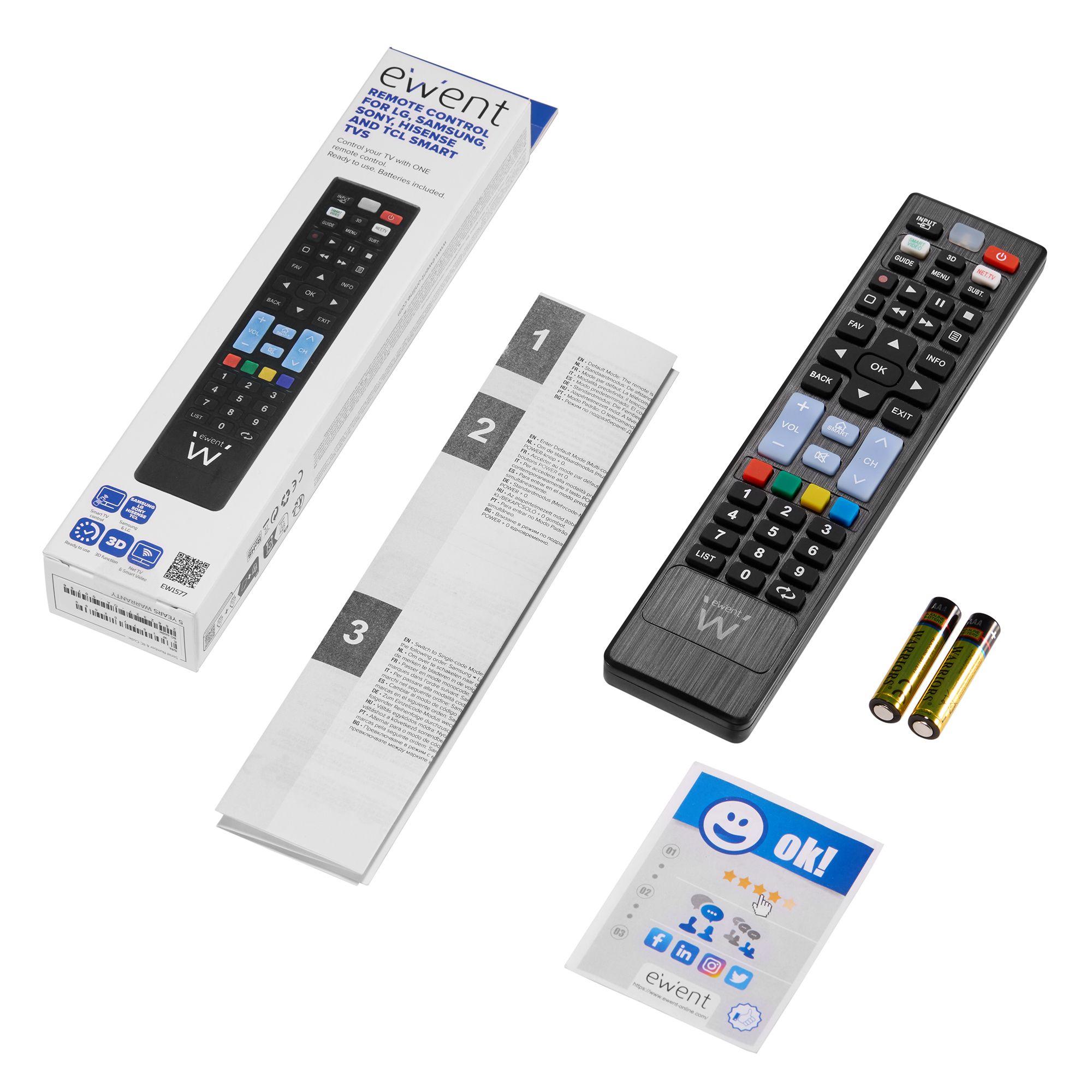 Comando Universal EWENT EW1577 (Preto) — miniatura 2