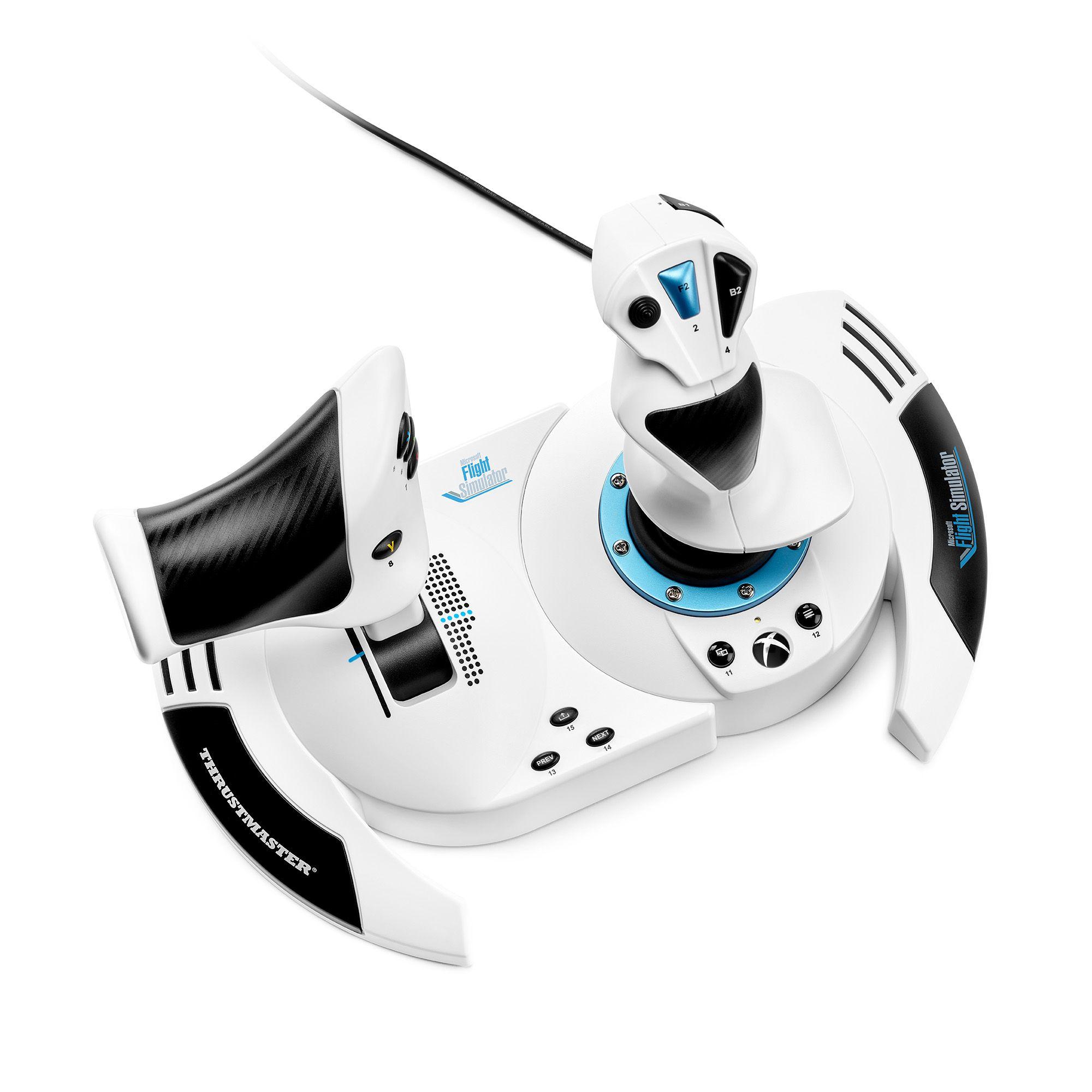 Joystick e Manete de Potência THRUSTMASTER T.Flight Hotas One Microsoft Flight Simulator Edition (Xbox - Com fios - USB - Preto e Branco) — miniatura 5