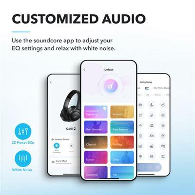 Auscultadores SOUNDCORE Q21i NC (Bluetooth - Preto) — miniatura 4