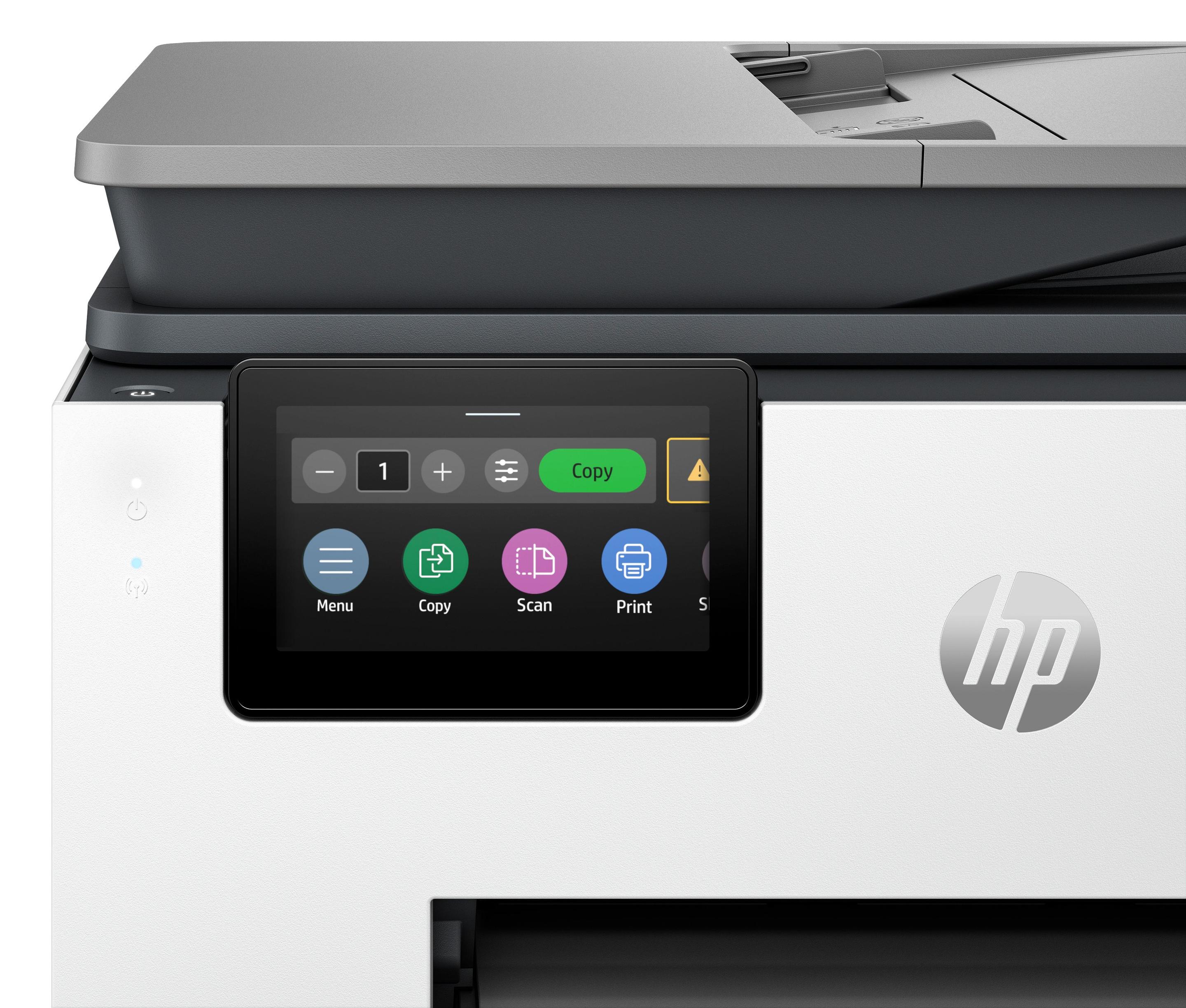 Impressora Multifunções HP OfficeJet Pro 9132e (A4 - Impressão a cores - 500 folhas - Cinzento), miniatura 4