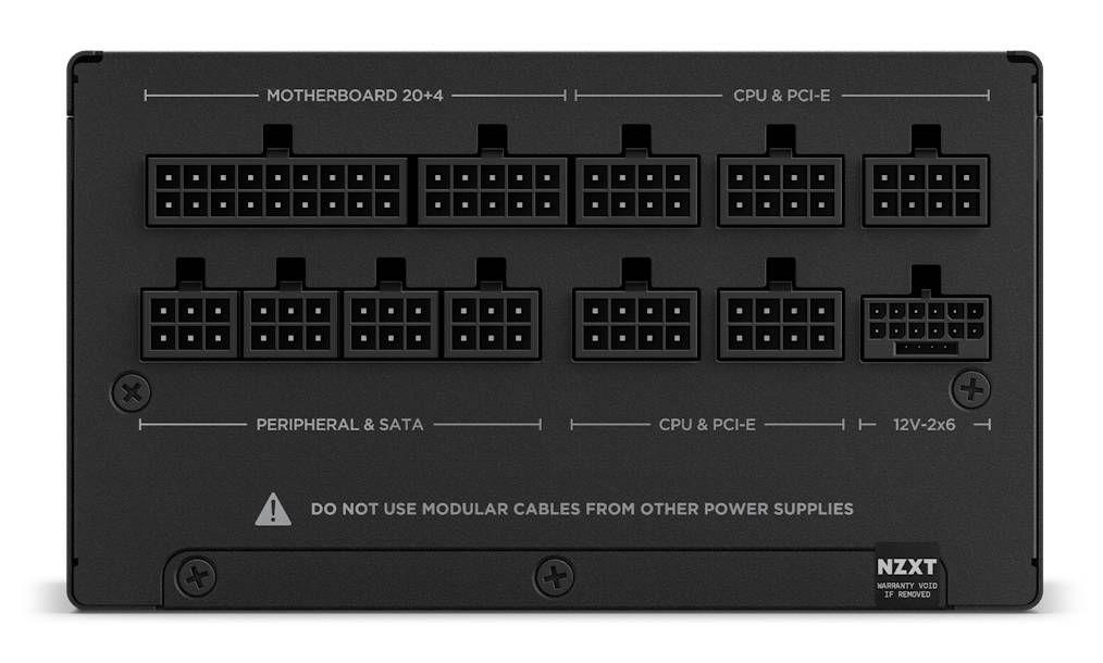 Fonte de Alimentação NZXT C1000 Gold (ATX - 1000 W - 80 PLUS Gold - Preto), miniatura 4