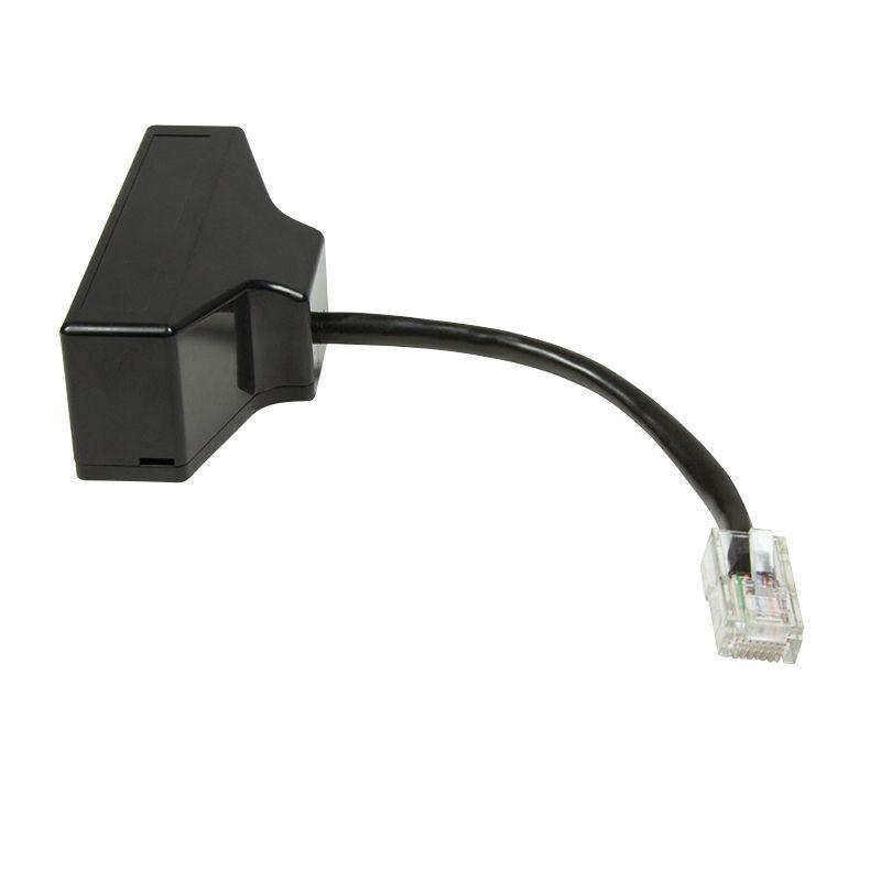 Divisor de Telefone LOGILINK MP0036 (RJ45 para 4x RJ11 - 0,1 m - Preto) — miniatura 2