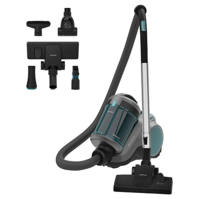 Aspirador de Trenó CECOTEC Conga Rockstar Cyclonic Powerbag (175 AW - 2 L - Piso duro, Estofos - Cinzento e Verde) — miniatura 2