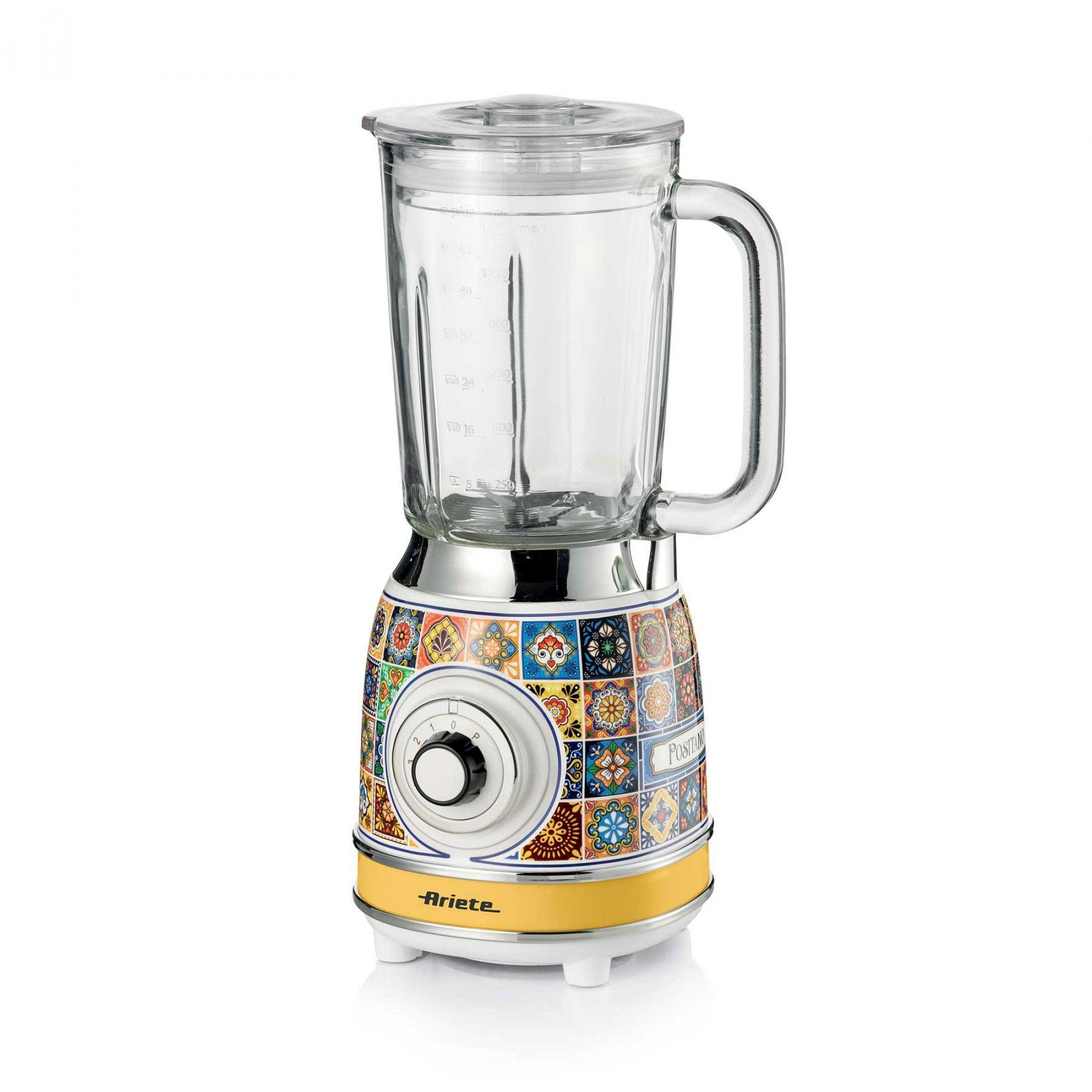 Liquidificadora ARIETE 0583/0P Positano (Liquidificador - 1000 W - 1,5 l - Azul e Amarelo)