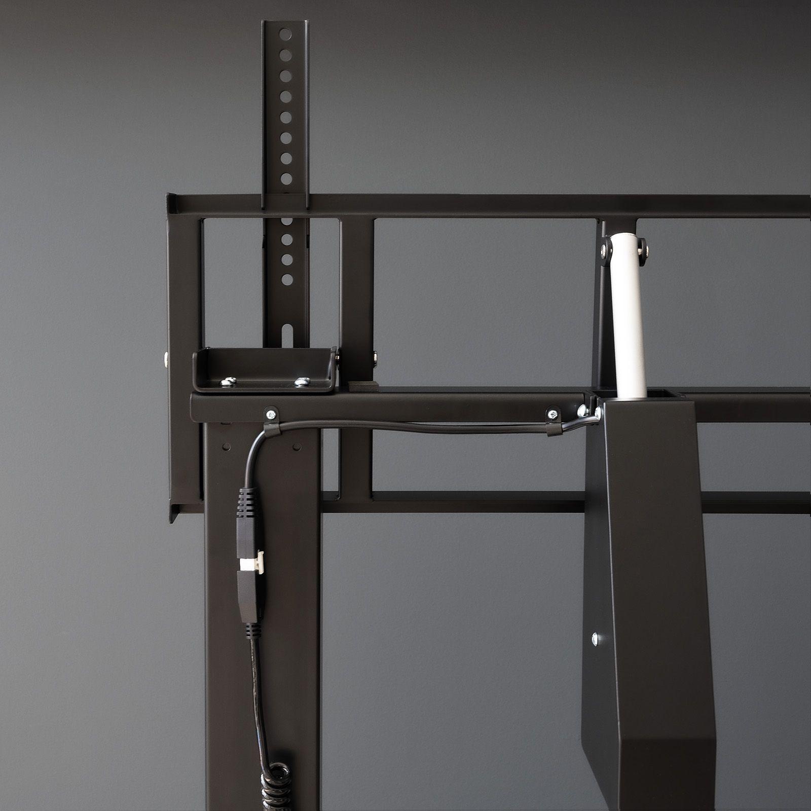 Suporte de Chão Elétrico para TV TOOQ UROS FSM03-B (52–84" - 100 kg - Preto), miniatura 10