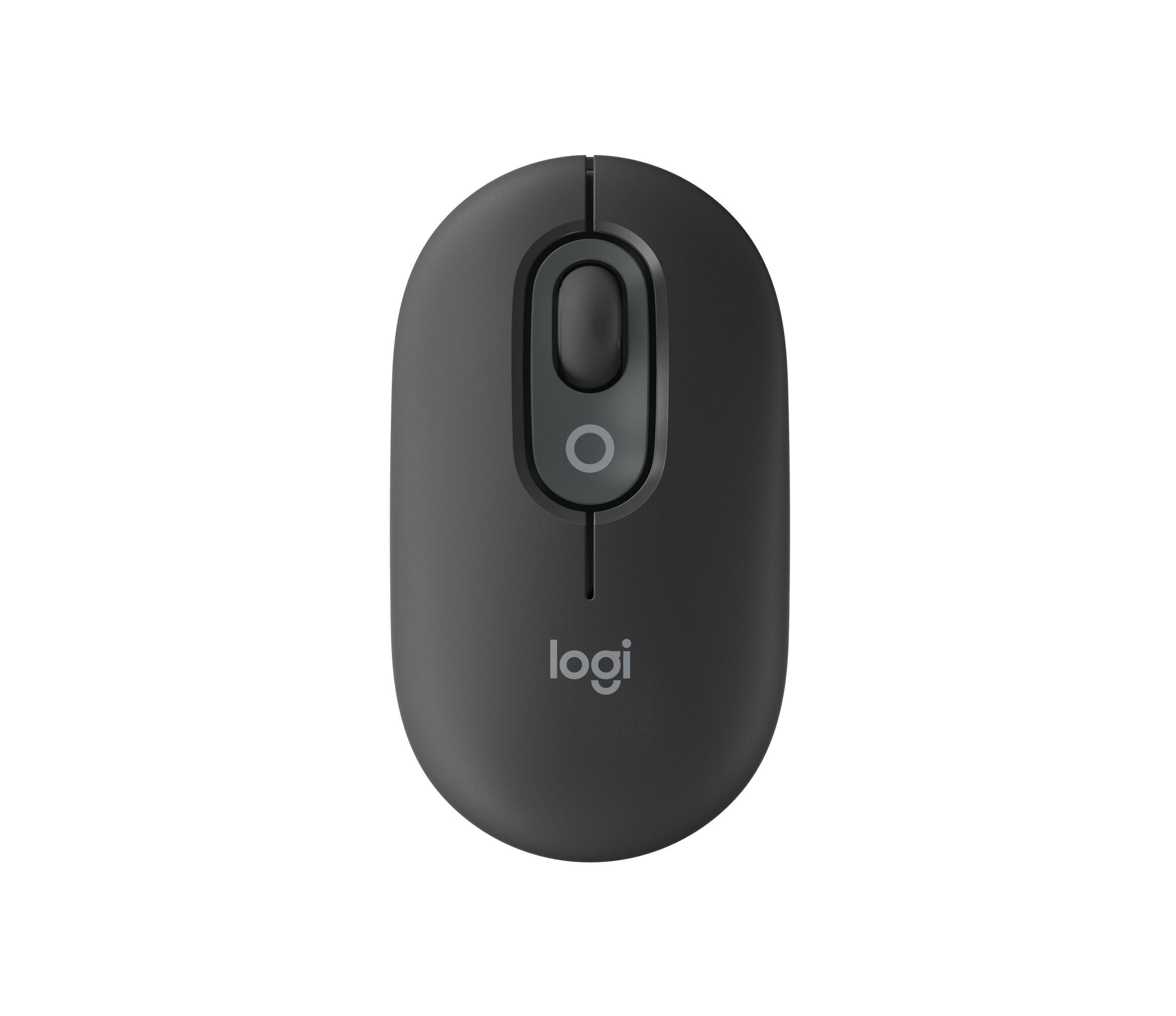 Rato LOGITECH POP Mouse (Ambidestro - 4000 DPI - Ótico - Grafite)