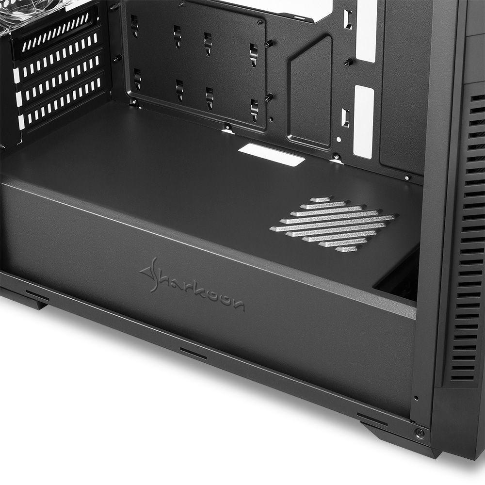 Caixa de Computador Micro-ATX SHARKOON S1000 (Micro ATX, Mini-ITX - Tower - Micro ATX; Mini ITX - Preto) — miniatura 3