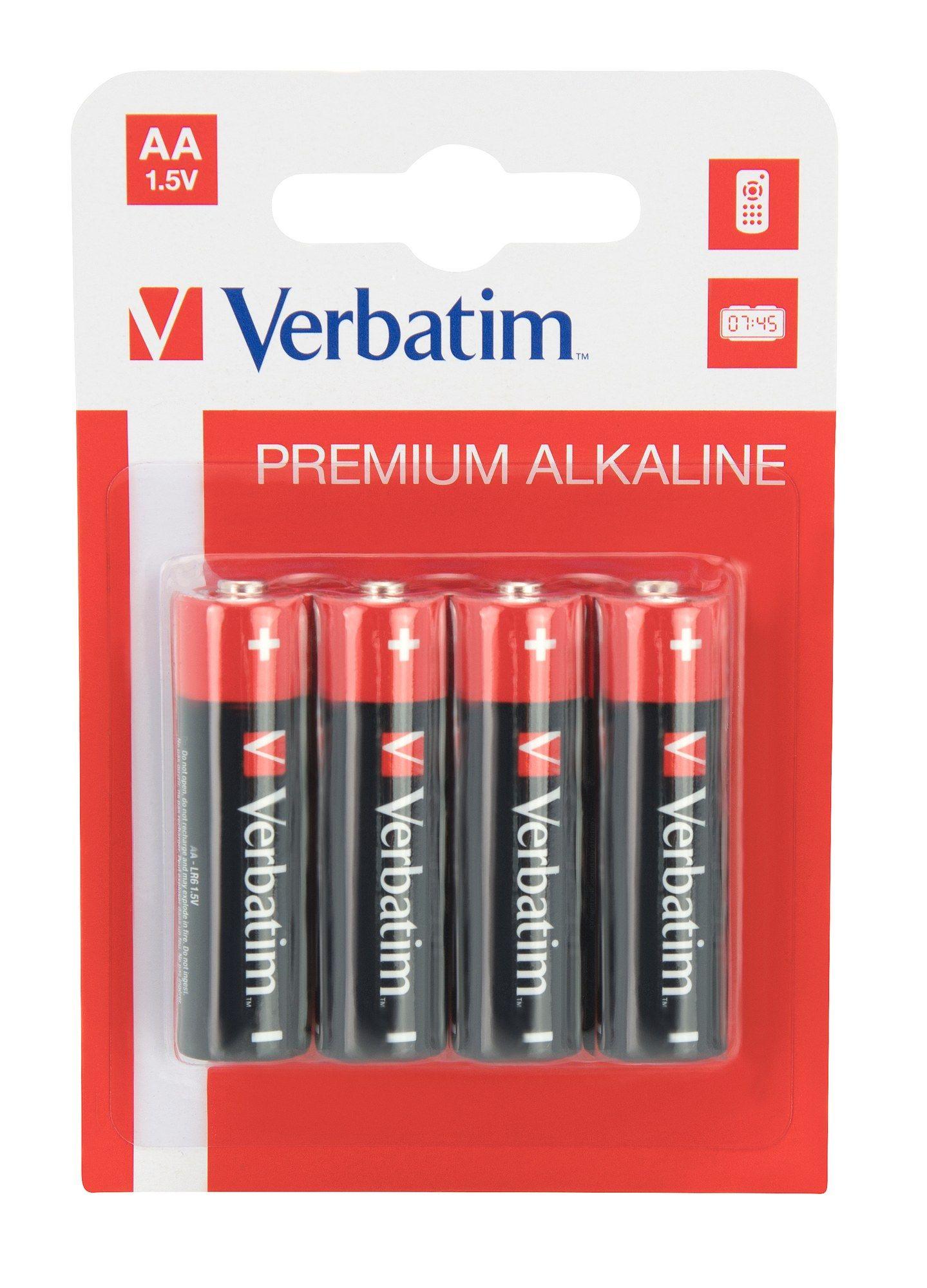 Pilhas Alcalinas VERBATIM 49921 (Multicor)