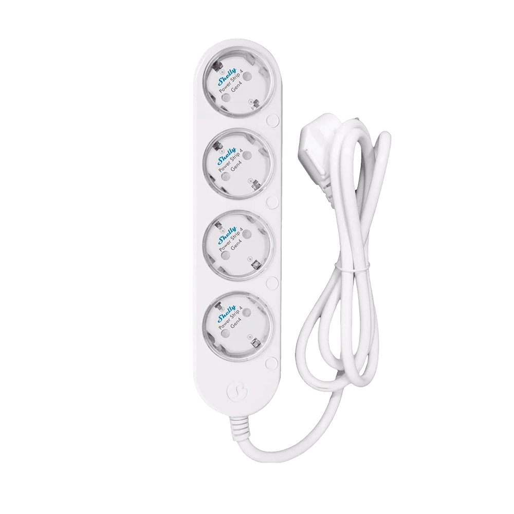 Régua de Tomadas Inteligentes SHELLY Power Strip 4 Gen4 (Branco) — miniatura 3