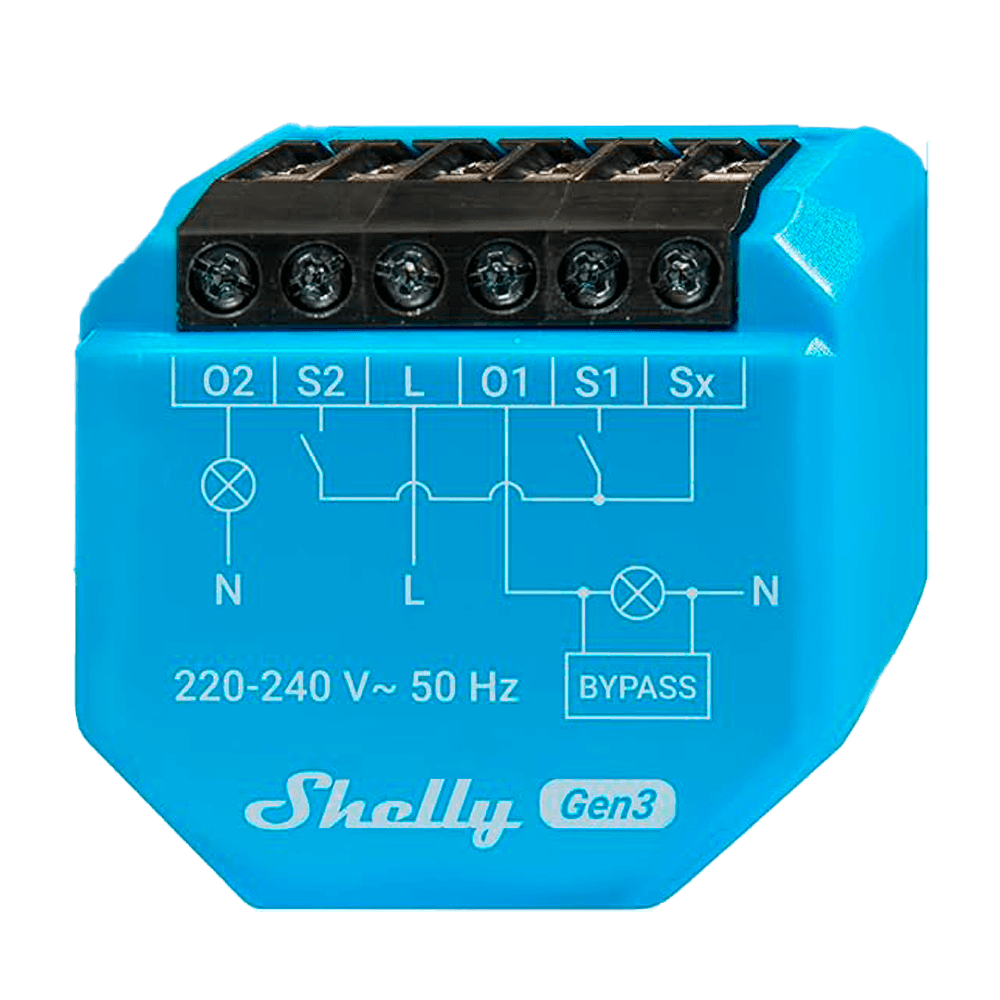 Módulo Interruptor Inteligente SHELLY 2L Gen3 (Azul) — miniatura 3