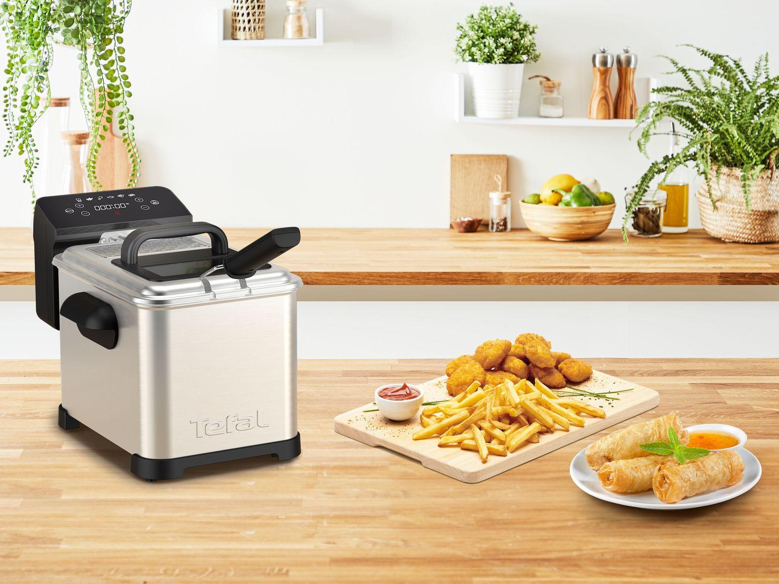 Fritadeira Independente TEFAL FR507D10 (2400 W - 190 °C - 130 °C - Inox), miniatura 9