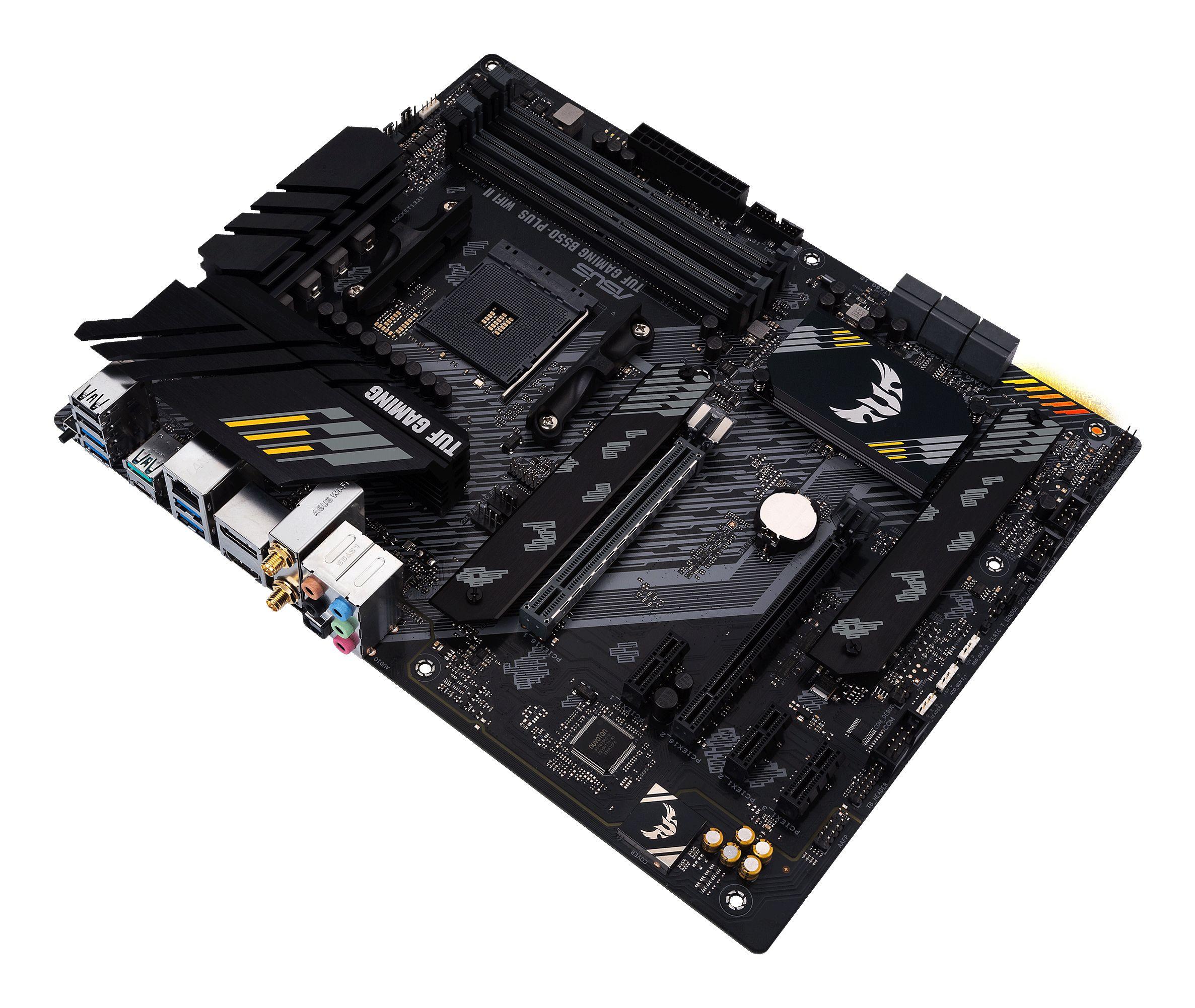Motherboard ASUS TUF GAMING B550-PLUS WIFI II (AM4 - AMD Ryzen 3000 Series - ATX - Preto) — miniatura 4