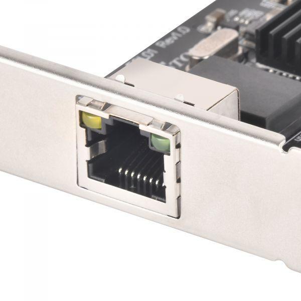 Placa de Rede PCIe SILVERSTONE SST-ECL01 (RJ-45 - 1 unidade - 2,5 Gbit/s - Preto), miniatura 2