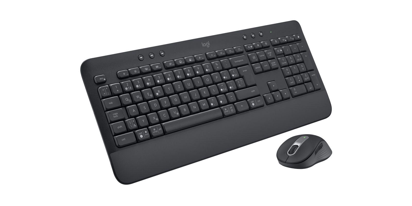 Conjunto de Teclado e Rato LOGITECH MK650 for Business (Checo - Interruptor de membrana - Tamanho completo - Grafite) — miniatura 2