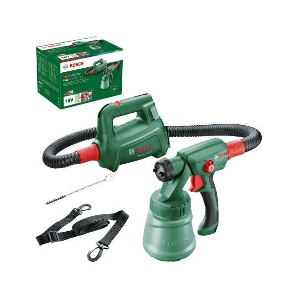 Pistola de Pintura Elétrica BOSCH EasySpray 18V-100 (18 V - Bateria - Ião-lítio - Verde)