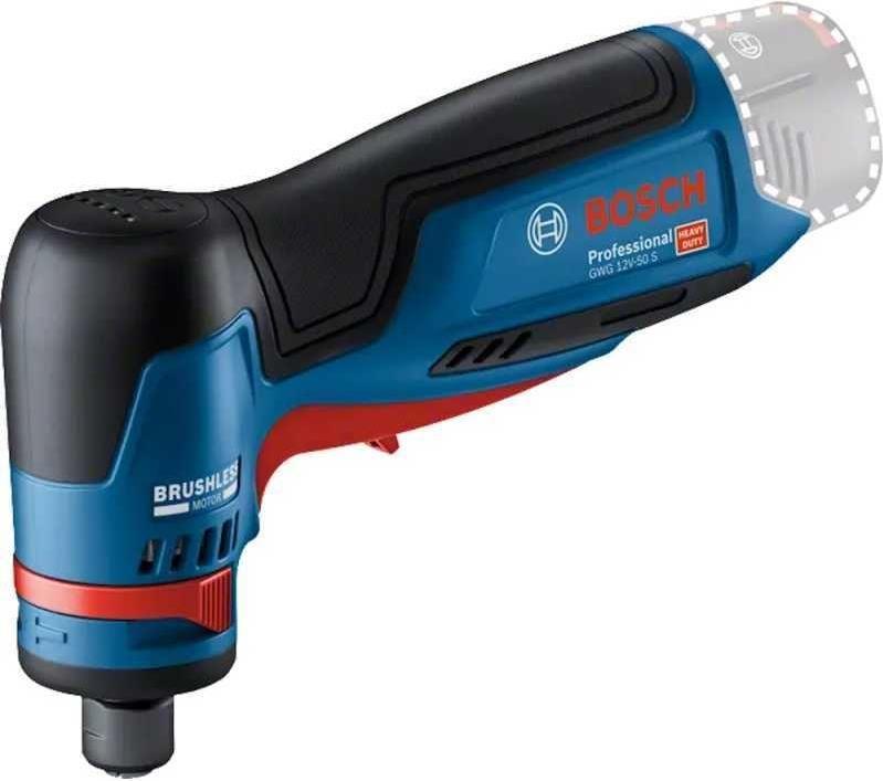 Rectificadora Direita BOSCH GWG 12V-50 S Professional (Azul, Preto e Vermelho)