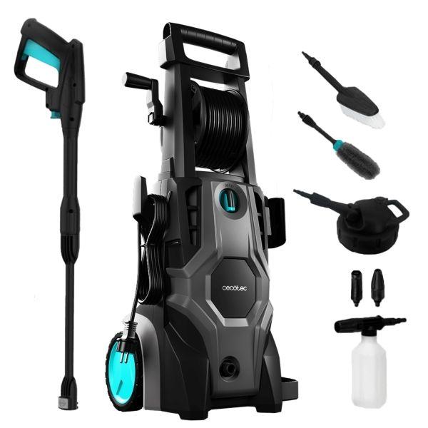 Máquina de Lavar de Alta Pressão CECOTEC HydroBoost 2400 AdvanceClean (Altura 90,6 cm - Preto e Cinzento)