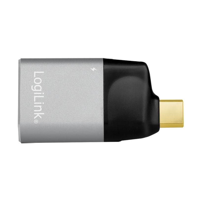 Adaptador USB-C para HDMI LOGILINK CUA0203 (USB Type-C - HDMI Type A - Preto e Cinzento) — miniatura 3