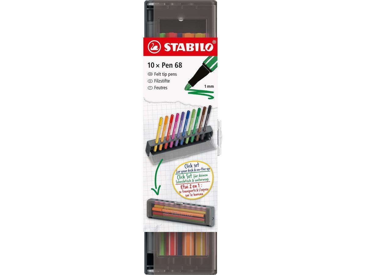 Conjunto de Canetas de Feltro STABILO Pen 68 6810-7 (Cores sortidas), miniatura 2