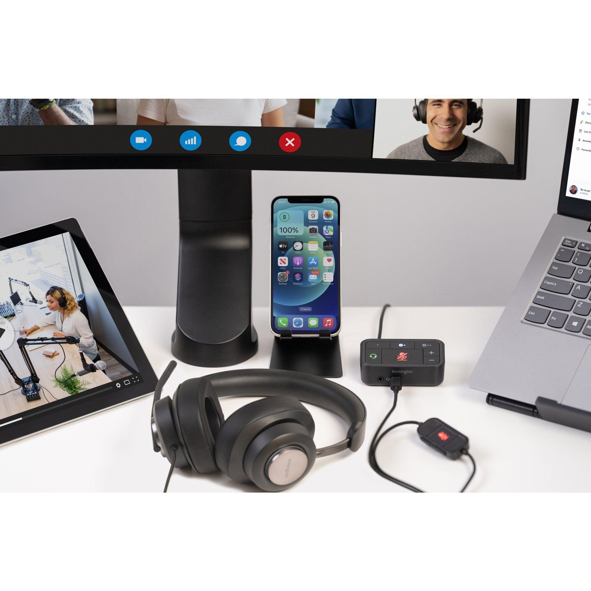 Headset KENSINGTON H2000 (Binaural - Com fios - Supra-aural - Preto), miniatura 20