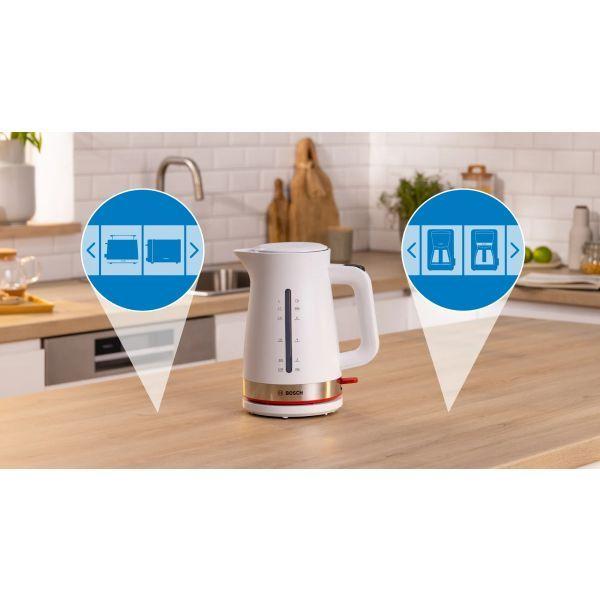 Jarro Elétrico BOSCH TWK4M221 MyMoment (2400 W - 1,7 L - Plástico - Branco), miniatura 3