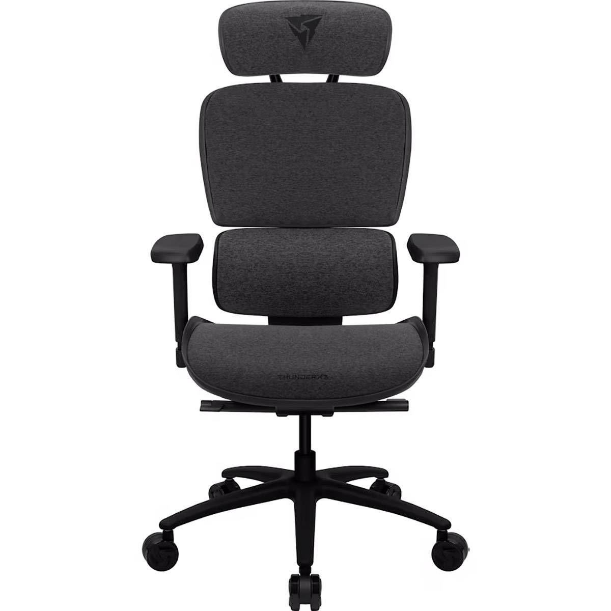 Cadeira de Escritório Ergonómica THUNDERX3 XTC Loft (125 kg - Até 8 cm - Até 79 cm em altura - Preto/Cinza), miniatura 2
