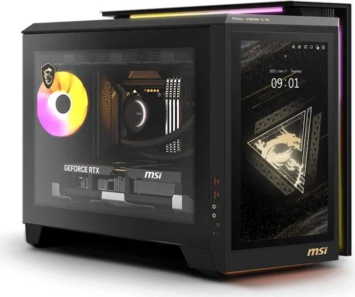 Computador Gaming MSI MEG Vision X AI 2NVV9-285AT (Windows 11 Home - Intel Core Ultra 9 285K - Preto/Transparente)