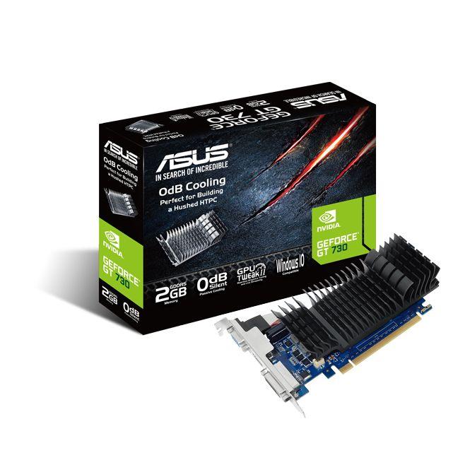 Placa Gráfica ASUS GeForce GT 730 SL 2GD5 BRK (GeForce GT 730 - Low-Profile - 2 GB - Azul) — miniatura 2
