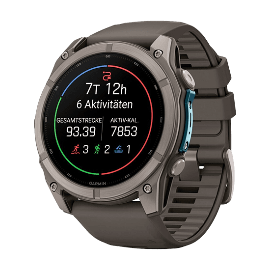 Smartwatch GARMIN Fenix 9 (Redondo - Android, iOS - AMOLED - Cinzento Pedra/Titânio)