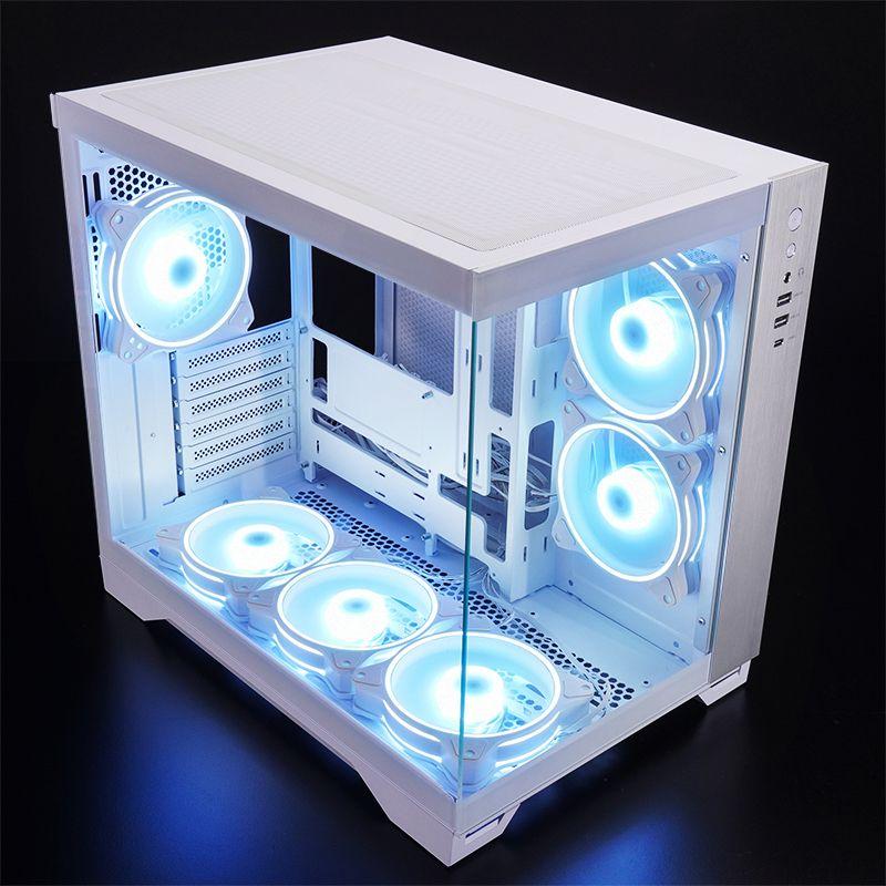 Caixa de Computador CHIEFTEC GM-30W-TG-OP (ATX, Micro ATX, Mini-ITX - Cubo - 17,5 cm - Branco) — miniatura 12