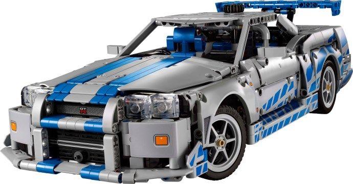 LEGO 42210 Technic Velocidade Furiosa Carro Nissan Skyline GT-R (R34) (18+ anos - 1410 peças), miniatura 2
