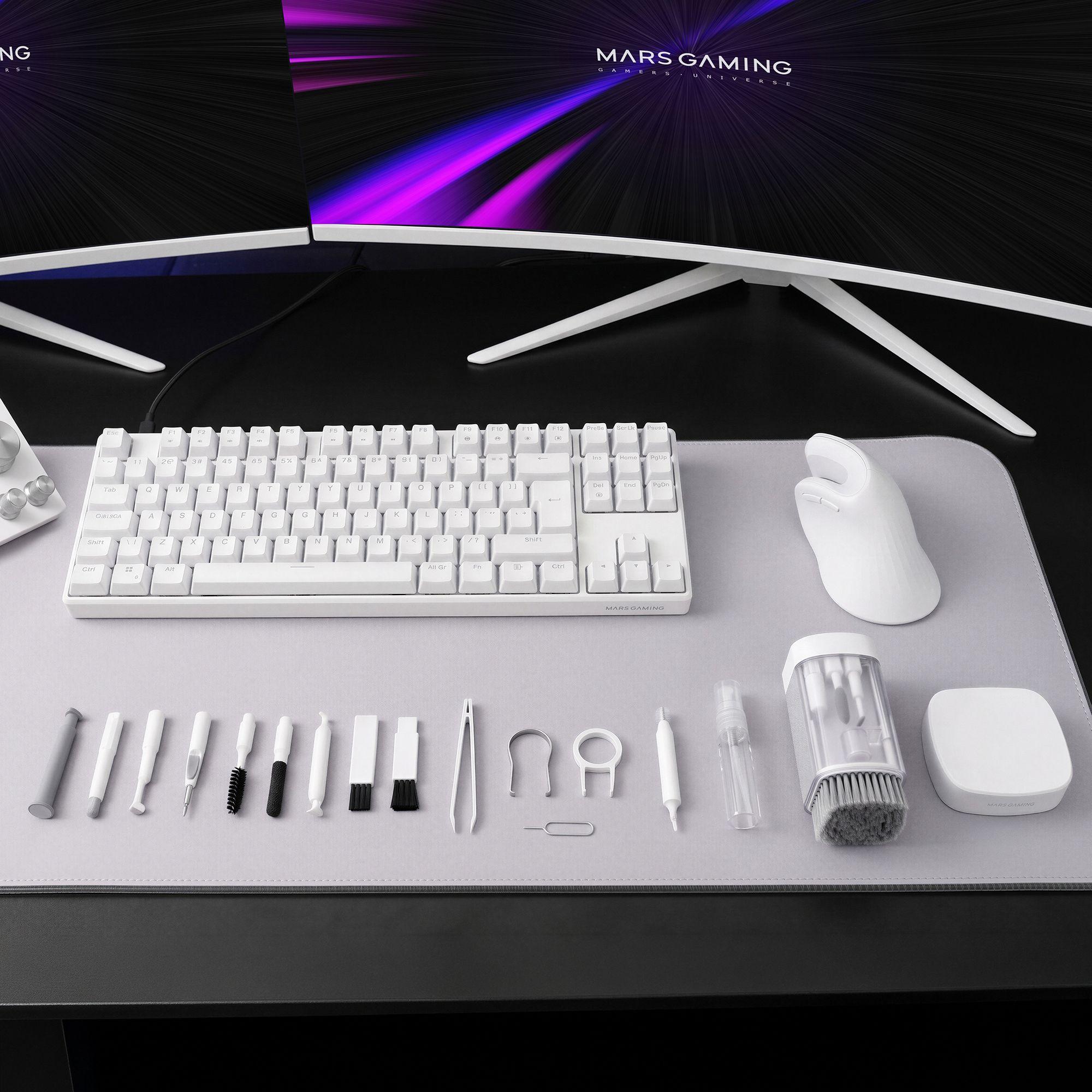 Kit de Limpeza de Equipamento MARS GAMING MAKITW (Branco), miniatura 6