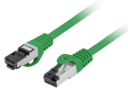 Cabo de Rede LANBERG PCF8-10CU-0050-G (0,5 m - Cat. 8.1 - Verde)