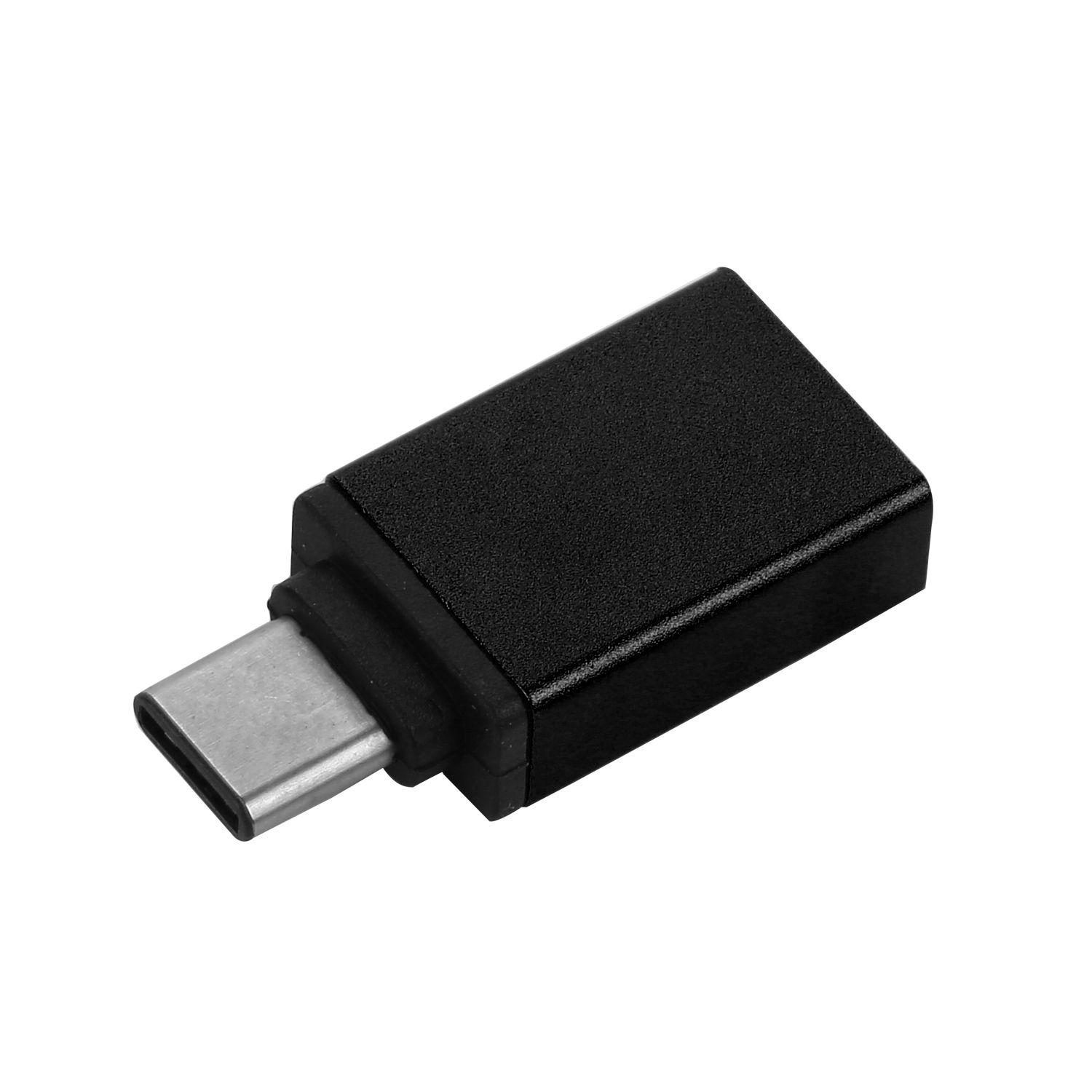 Adaptador USB-C para USB-A COOLBOX COO-UCM2U3A (USB Type-A - USB Type-C - Preto)