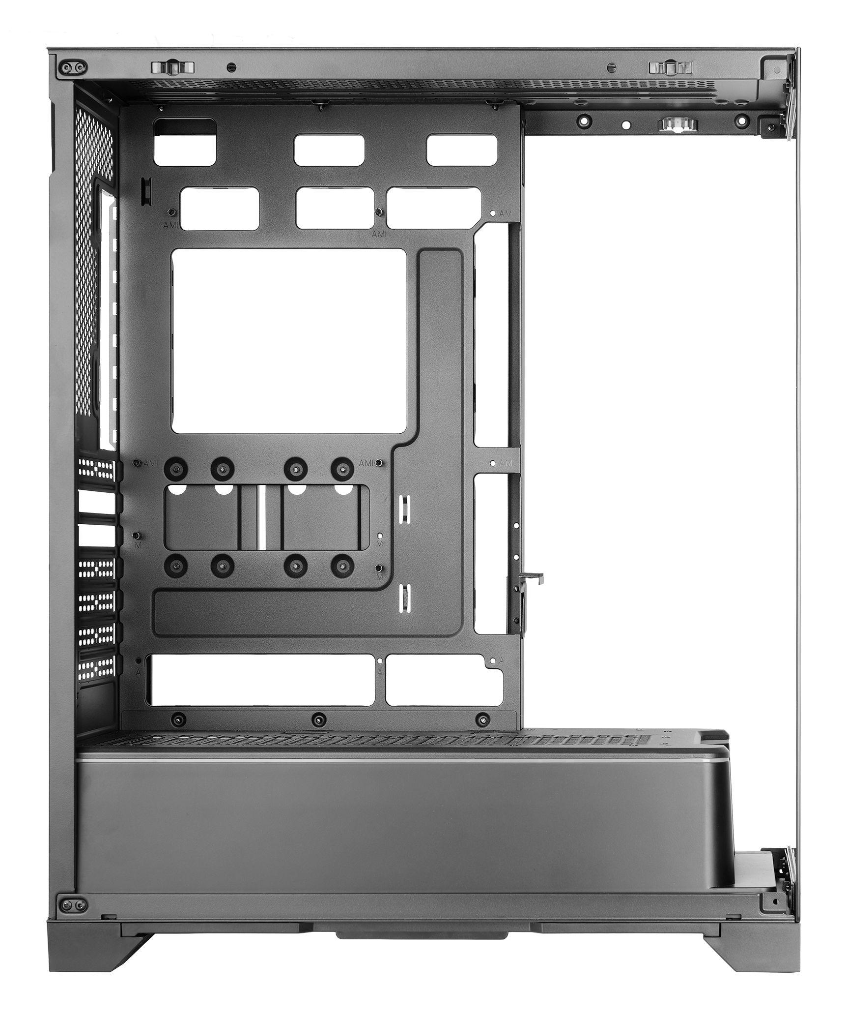 Caixa PC MARS GAMING MC-PRISMA (ATX, micro-ATX, Mini-ITX - Semitorre - Vidro temperado - Preto) — miniatura 4
